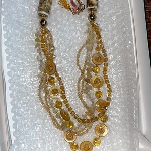 NWT $139 Semi-Precious Statement Necklace